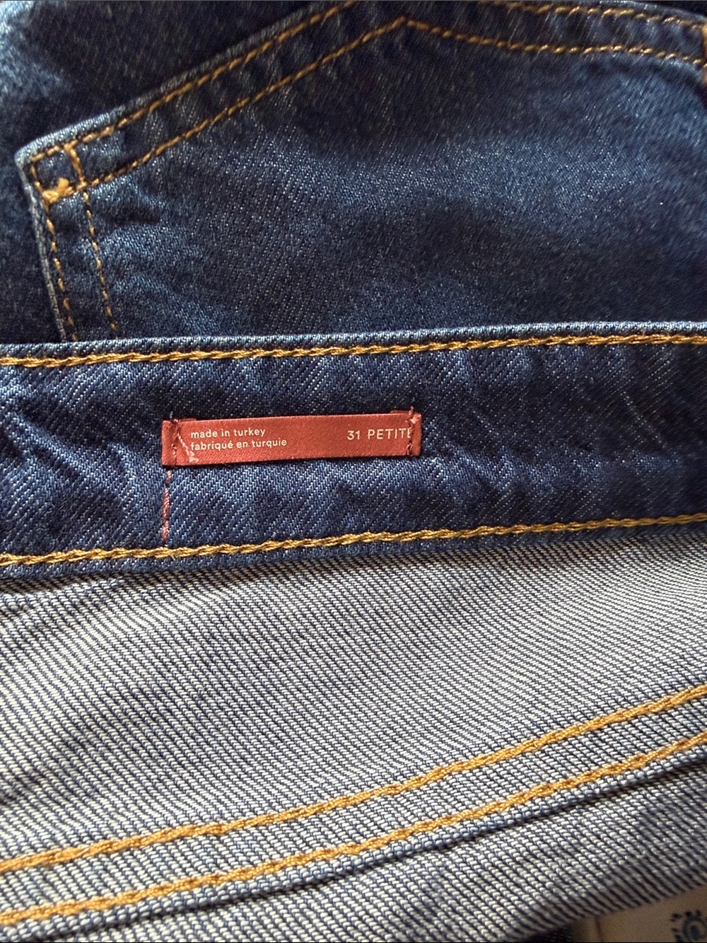 Anthropologie Pilcro the Annie Jean Dark Wash Wide Leg Baggy Sz 31 Petite NEW - Picture 7 of 14